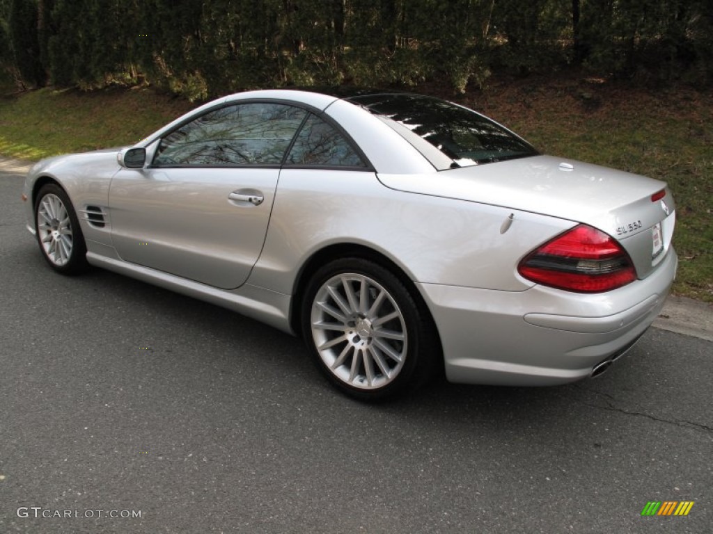 Iridium Silver Metallic 2008 Mercedes-Benz SL 550 Roadster Exterior Photo #61929376