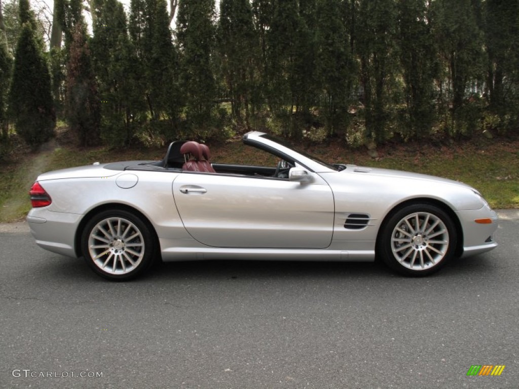 Iridium Silver Metallic 2008 Mercedes-Benz SL 550 Roadster Exterior Photo #61929412