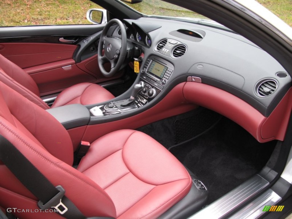 2008 Mercedes-Benz SL 550 Roadster Red Dashboard Photo #61929454