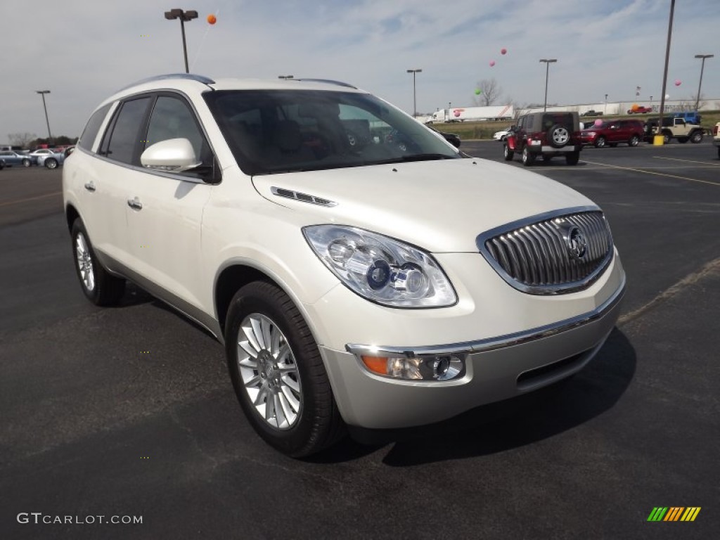 White Diamond Tricoat 2012 Buick Enclave FWD Exterior Photo #61929844