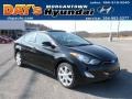 2012 Midnight Black Hyundai Elantra Limited  photo #1