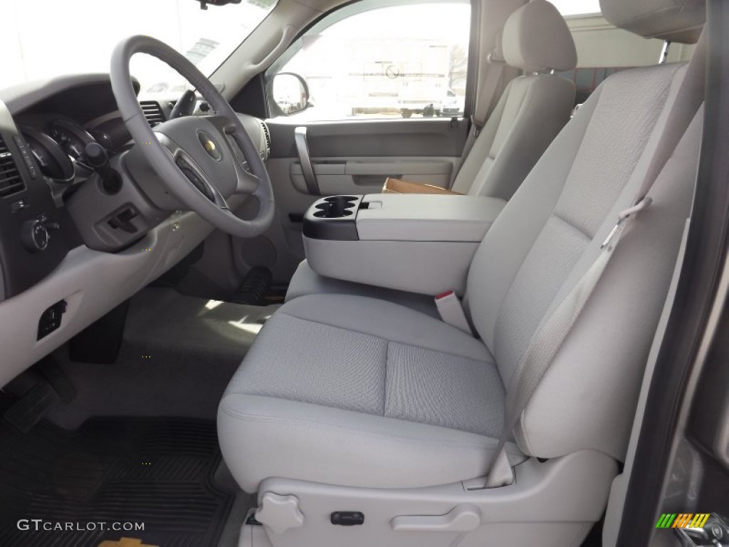 2012 Silverado 1500 LT Crew Cab 4x4 - Graystone Metallic / Light Titanium/Dark Titanium photo #11