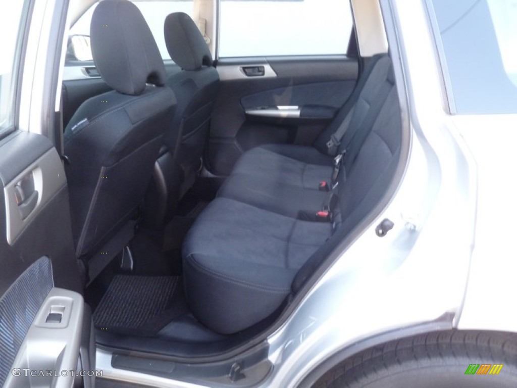 2009 Forester 2.5 X - Spark Silver Metallic / Black photo #8