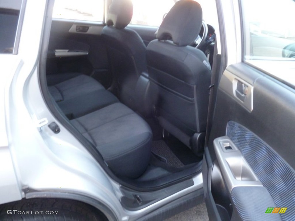 2009 Forester 2.5 X - Spark Silver Metallic / Black photo #10
