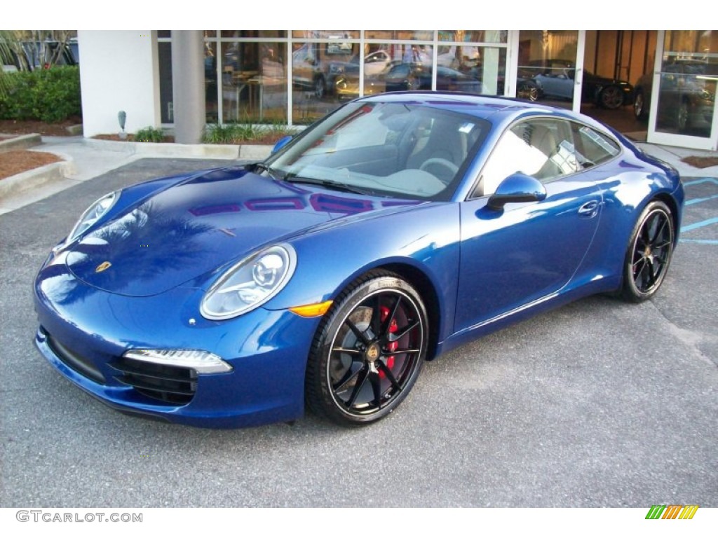 2012 New 911 Carrera S Coupe - Aqua Blue Metallic / Platinum Grey photo #3