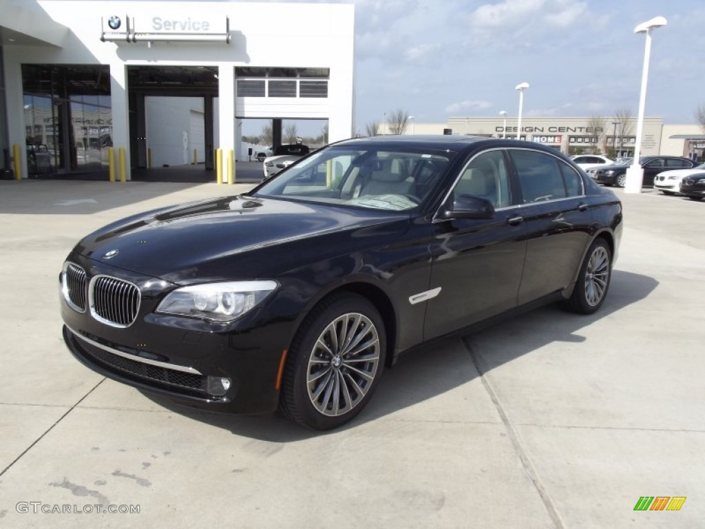 2012 7 Series 740Li Sedan - Jet Black / Oyster photo #1