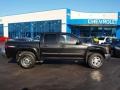 2008 Carbon Black Metallic GMC Canyon SLE Crew Cab 4x4 #61907943