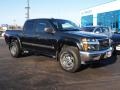 2008 Carbon Black Metallic GMC Canyon SLE Crew Cab 4x4  photo #2