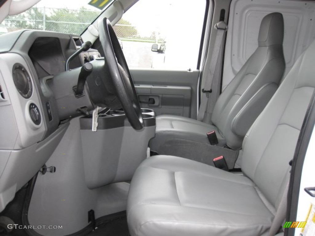 Medium Flint Interior 2011 Ford E Series Van E250 XL Cargo Photo #61934525