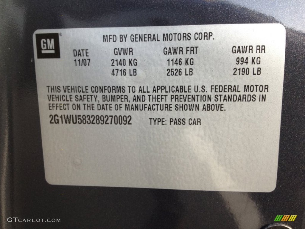 2008 Impala LTZ - Black / Ebony Black photo #30