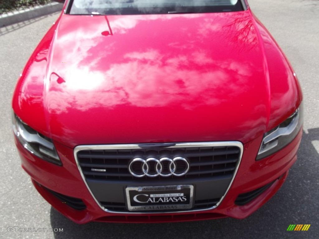 2010 A4 2.0T quattro Sedan - Brilliant Red / Black photo #12