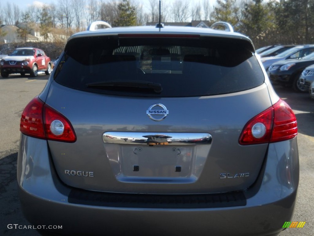 2011 Rogue SL AWD - Gotham Gray Metallic / Black photo #15