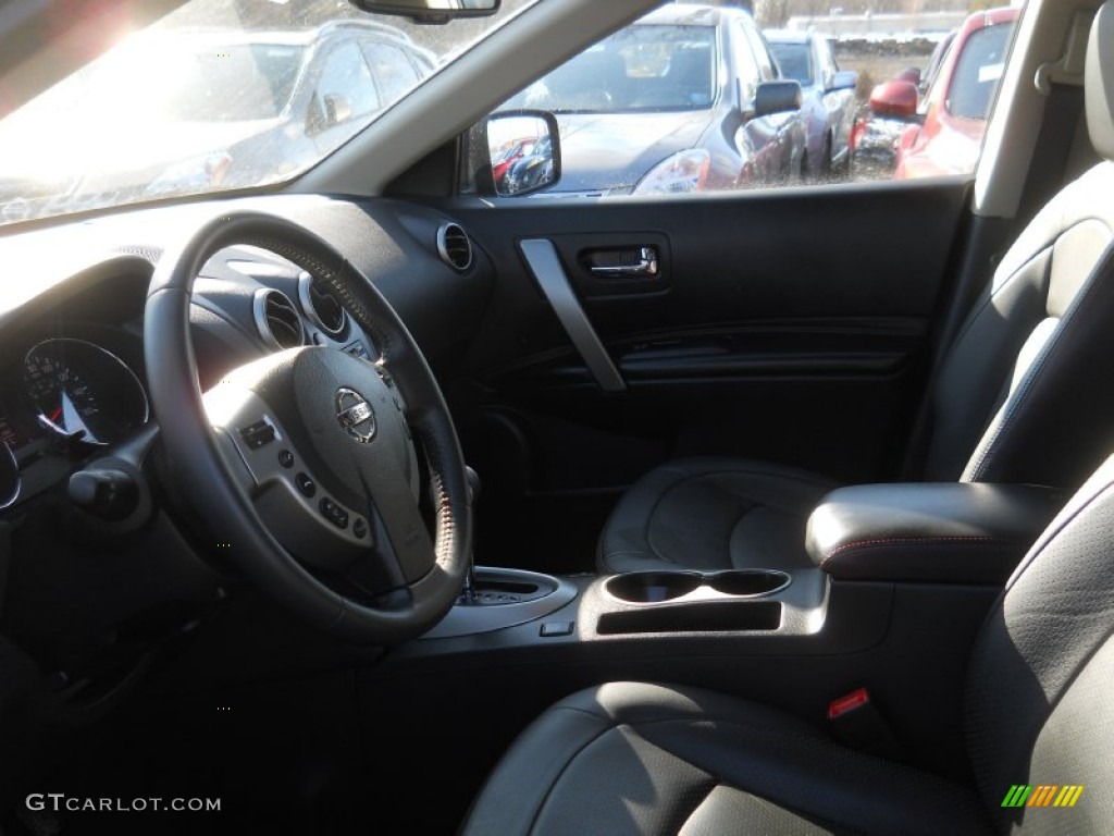 2011 Rogue SL AWD - Gotham Gray Metallic / Black photo #23