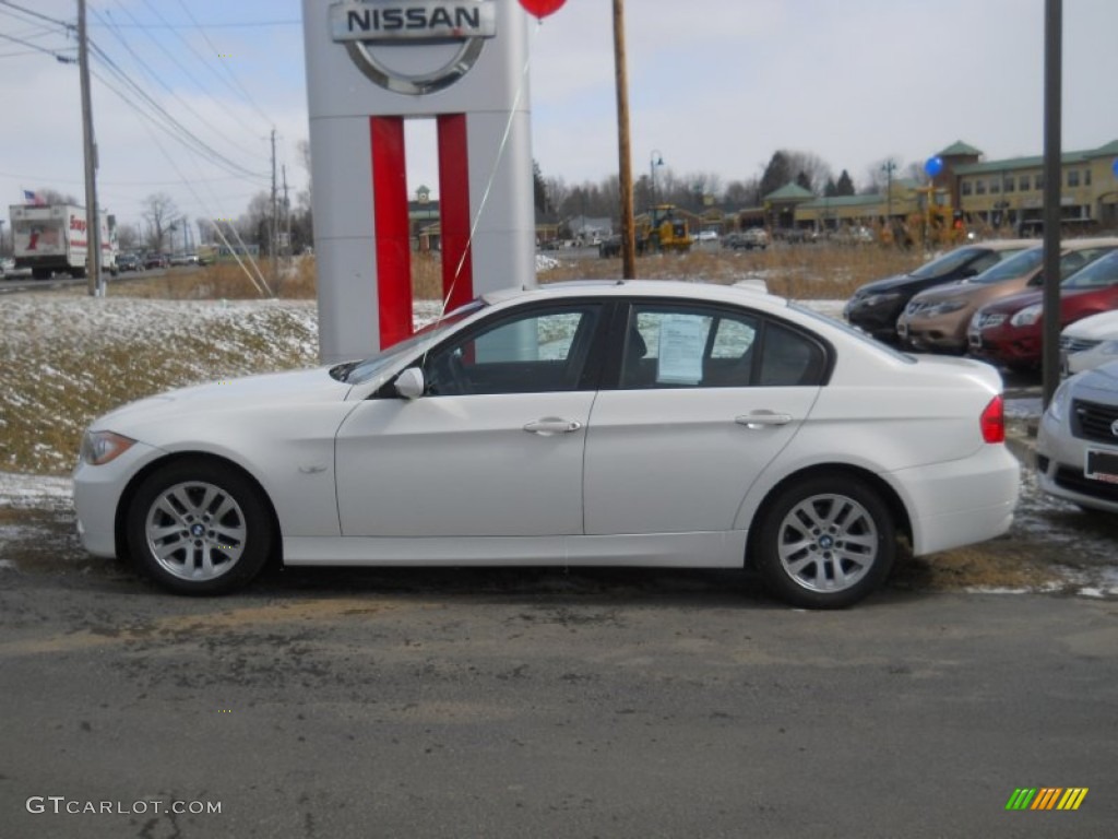 2006 3 Series 325xi Sedan - Alpine White / Black photo #13