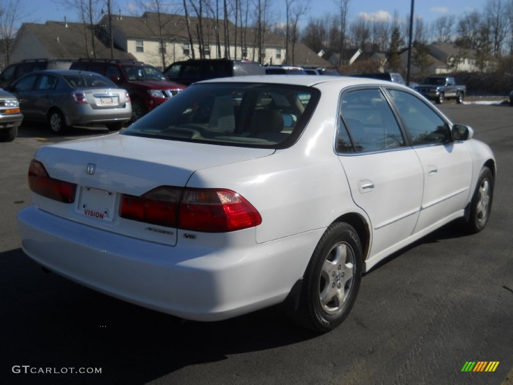 1998 Accord EX V6 Sedan - Taffeta White / Ivory photo #2