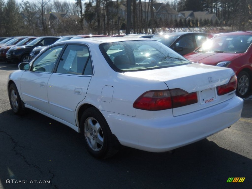 1998 Accord EX V6 Sedan - Taffeta White / Ivory photo #14