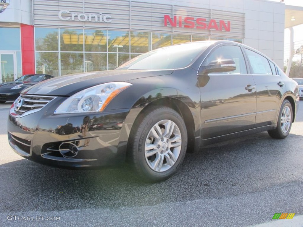 2012 Altima 2.5 SL - Super Black / Charcoal photo #1