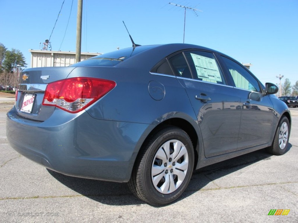 2012 Cruze LS - Blue Granite Metallic / Jet Black/Medium Titanium photo #7