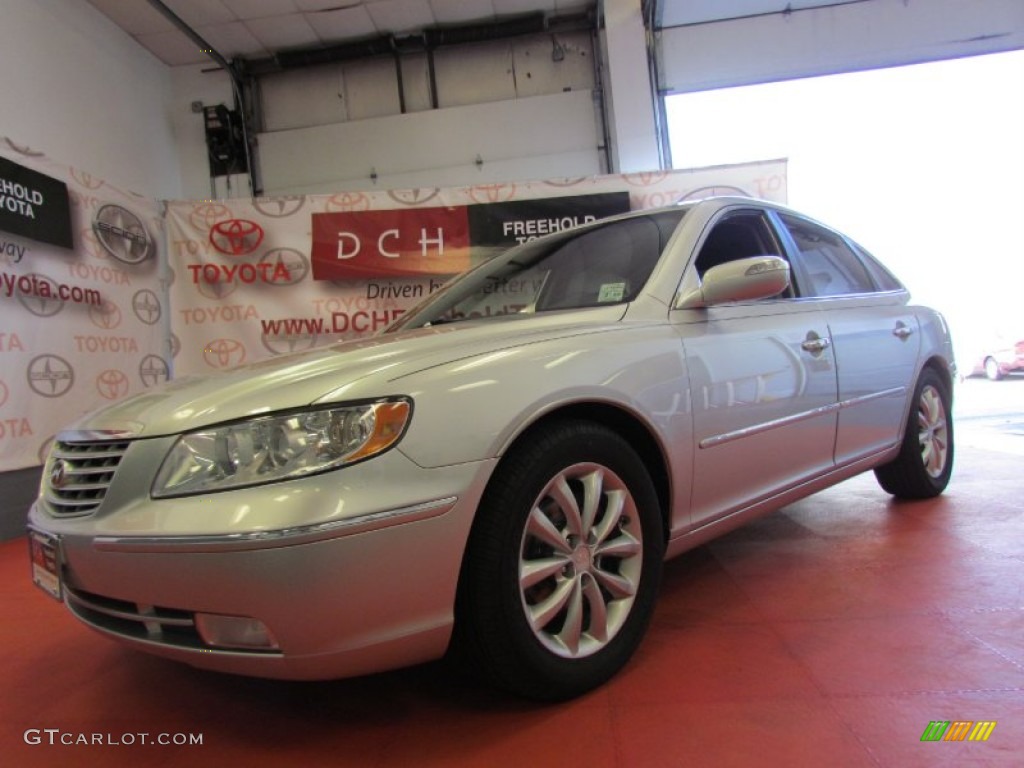 2008 Azera Limited - Silver Frost / Black photo #1