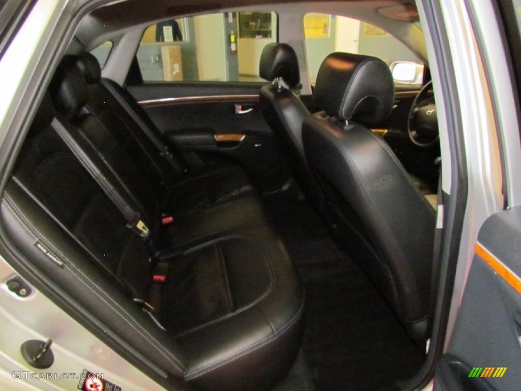 2008 Azera Limited - Silver Frost / Black photo #22