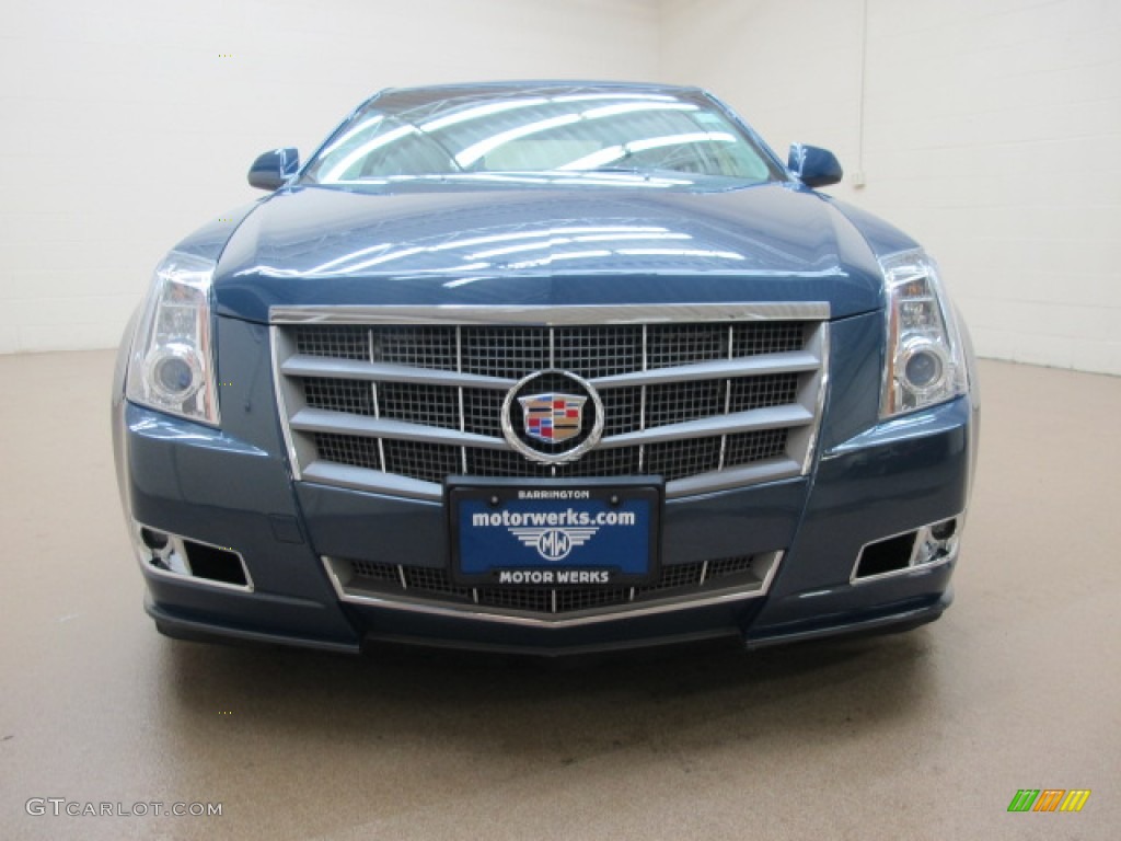 2010 CTS 4 3.6 AWD Sedan - Blue Diamond Tricoat / Light Titanium/Ebony photo #3