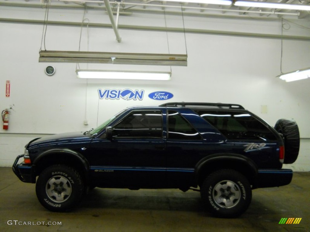 2002 Blazer LS ZR2 4x4 - Indigo Blue Metallic / Medium Gray photo #15