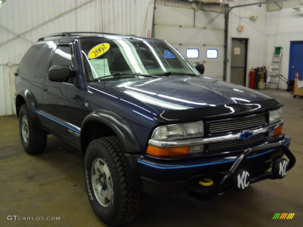 2002 Blazer LS ZR2 4x4 - Indigo Blue Metallic / Medium Gray photo #20