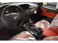 Coral Red/Black Prime Interior Photo for 2012 BMW 3 Series #61945721