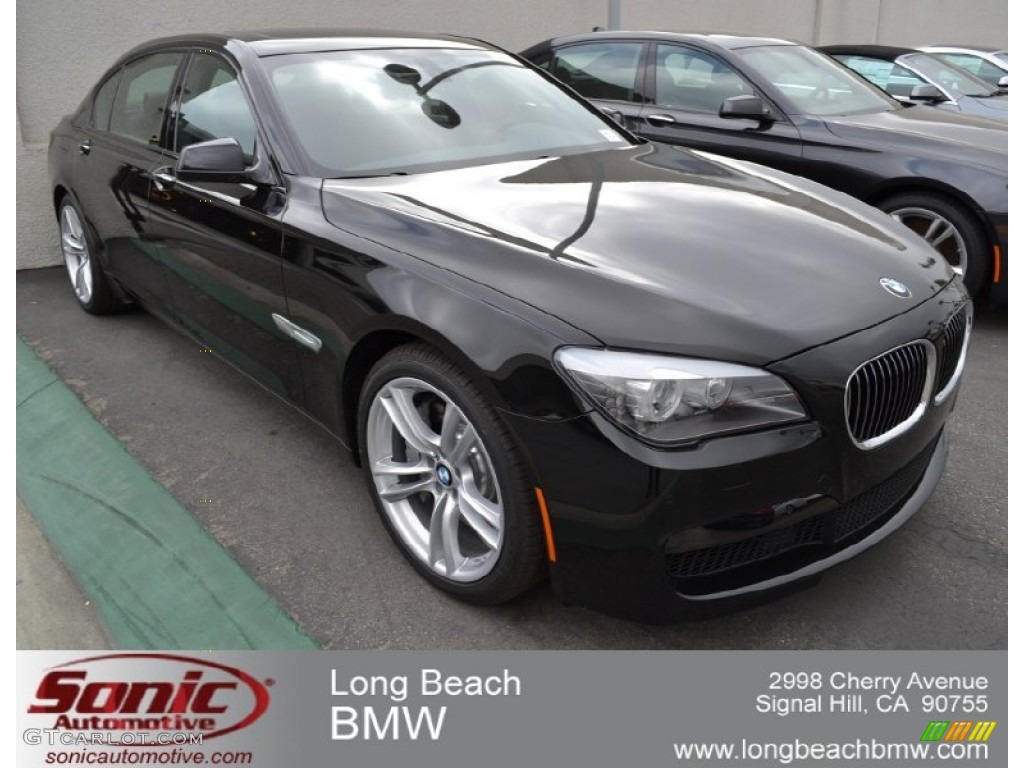 2012 7 Series 750Li Sedan - Jet Black / Black photo #1