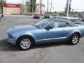 2007 Windveil Blue Metallic Ford Mustang V6 Deluxe Convertible  photo #21