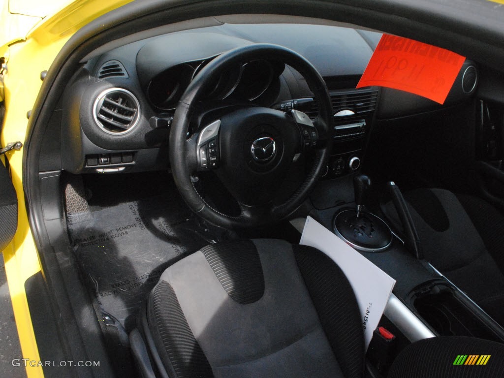 2004 RX-8 Sport - Lightning Yellow / Black photo #12