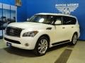 2011 Moonlight White Infiniti QX 56 4WD  photo #6