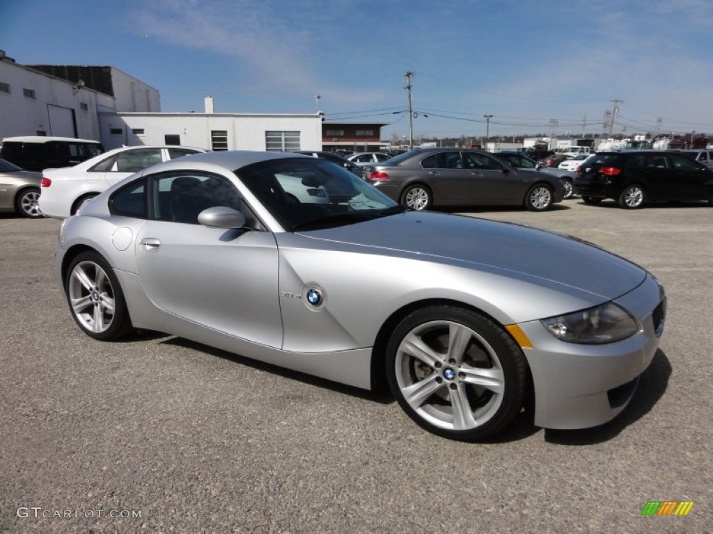 Titanium Silver Metallic 2007 BMW Z4 3.0si Coupe Exterior Photo #61951025