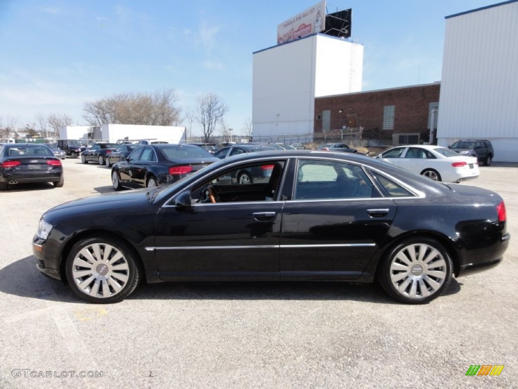 2005 A8 4.2 quattro - Brilliant Black / Black/Amaretto photo #12