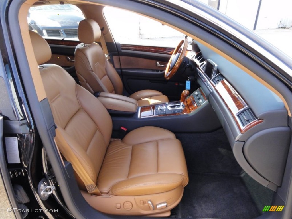 2005 A8 4.2 quattro - Brilliant Black / Black/Amaretto photo #21