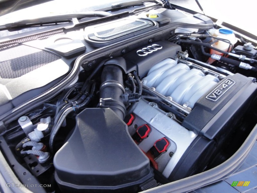 2005 A8 4.2 quattro - Brilliant Black / Black/Amaretto photo #39