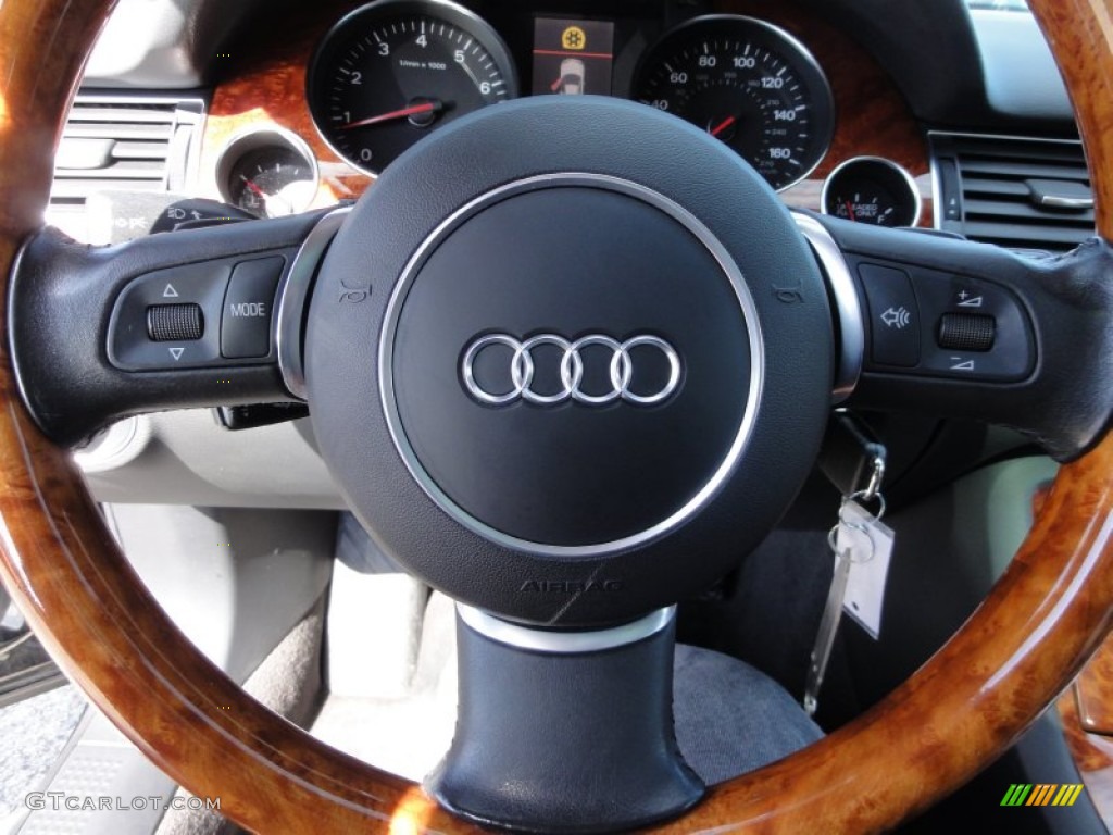 2005 A8 4.2 quattro - Brilliant Black / Black/Amaretto photo #52