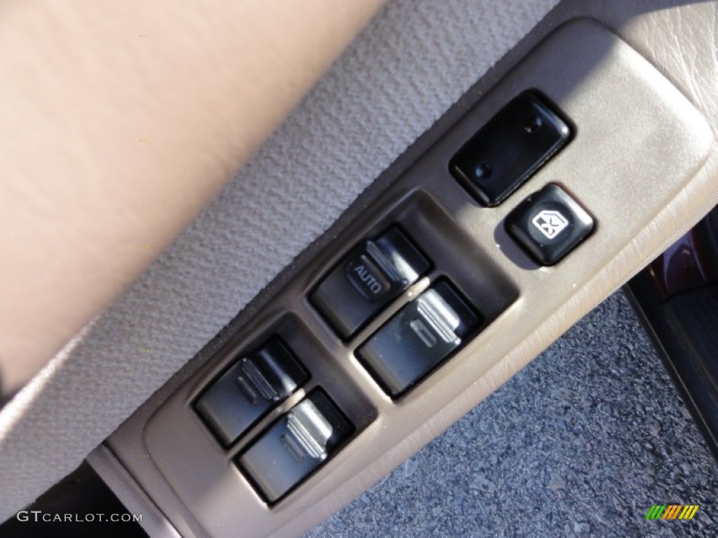 1996 Camry LE Sedan - Ruby Red Pearl / Beige photo #16