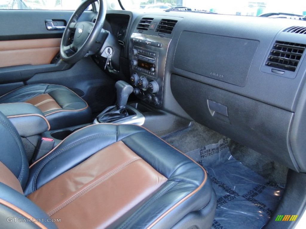 2007 Hummer H3 X Ebony Black/Morocco Dashboard Photo #61952810