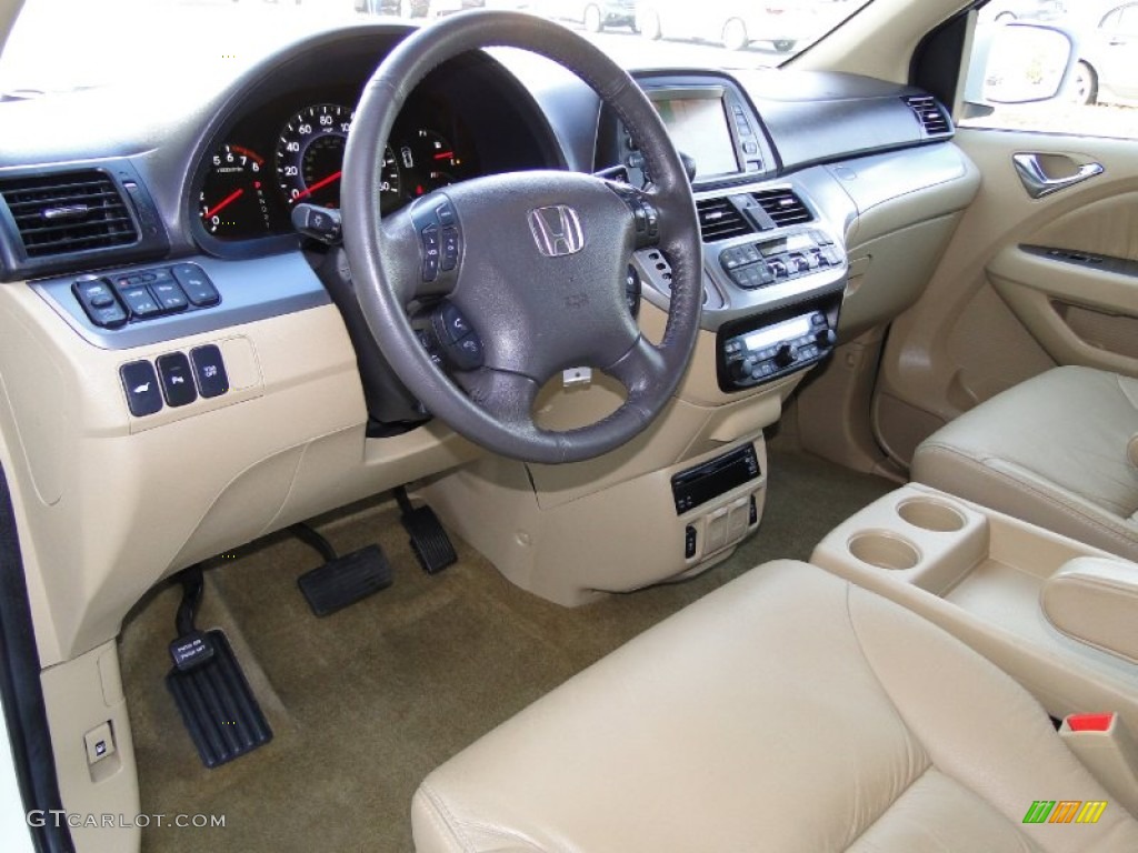 Beige Interior 2010 Honda Odyssey Touring Photo #61953503