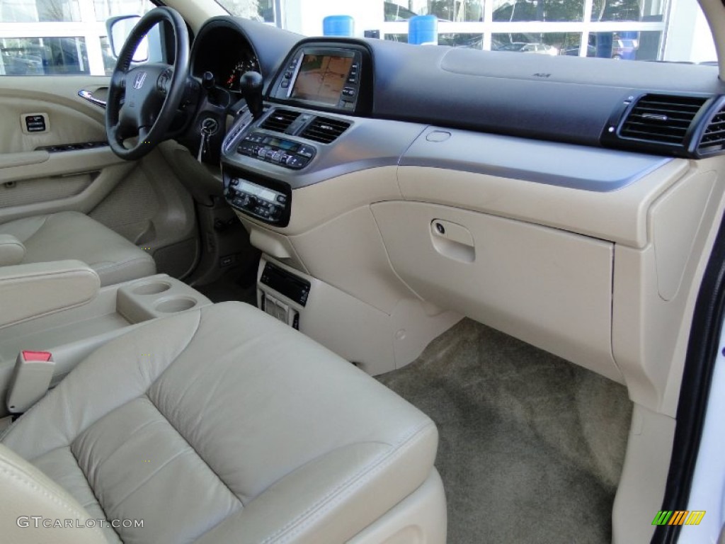 2010 Honda Odyssey Touring Beige Dashboard Photo #61953652