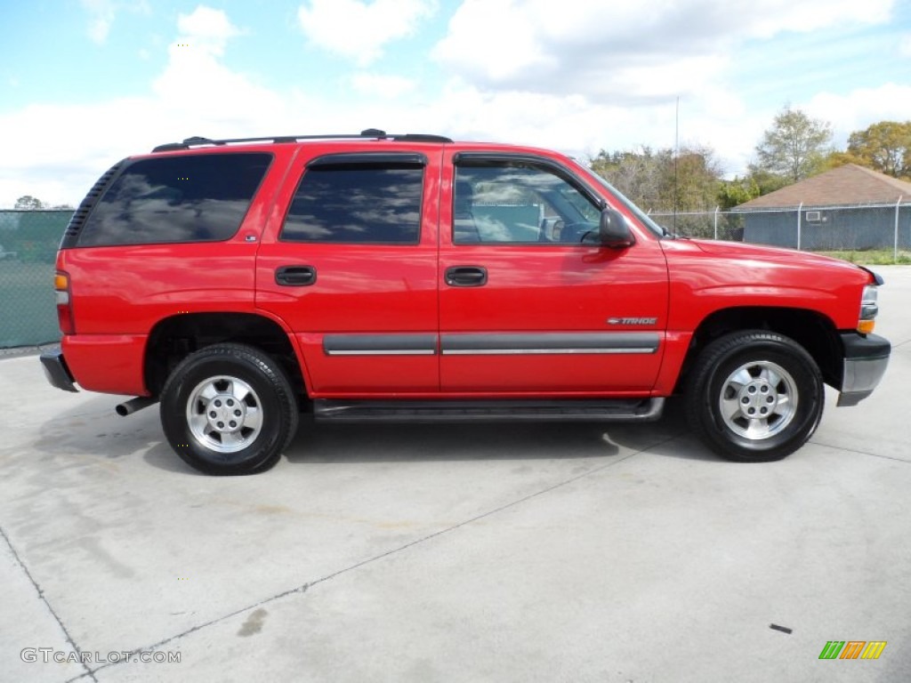 Victory Red 2002 Chevrolet Tahoe LS Exterior Photo #61953876