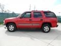 2002 Victory Red Chevrolet Tahoe LS  photo #6