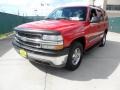 2002 Victory Red Chevrolet Tahoe LS  photo #7