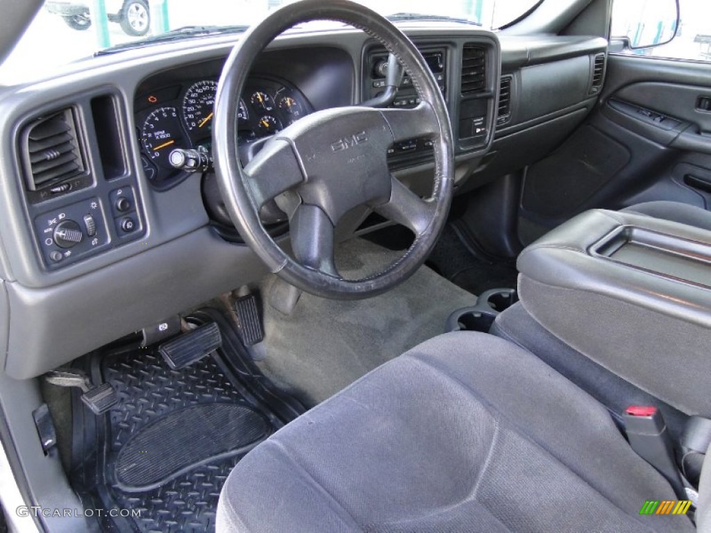 Pewter Interior 2004 GMC Sierra 1500 SLE Extended Cab Photo #61953935