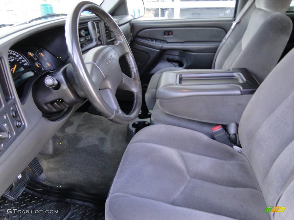 Pewter Interior 2004 GMC Sierra 1500 SLE Extended Cab Photo #61953944