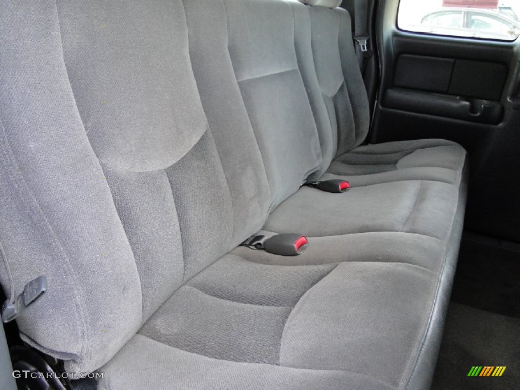 Pewter Interior 2004 GMC Sierra 1500 SLE Extended Cab Photo #61954055