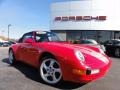 Guards Red 1997 Porsche 911 Carrera Cabriolet Exterior