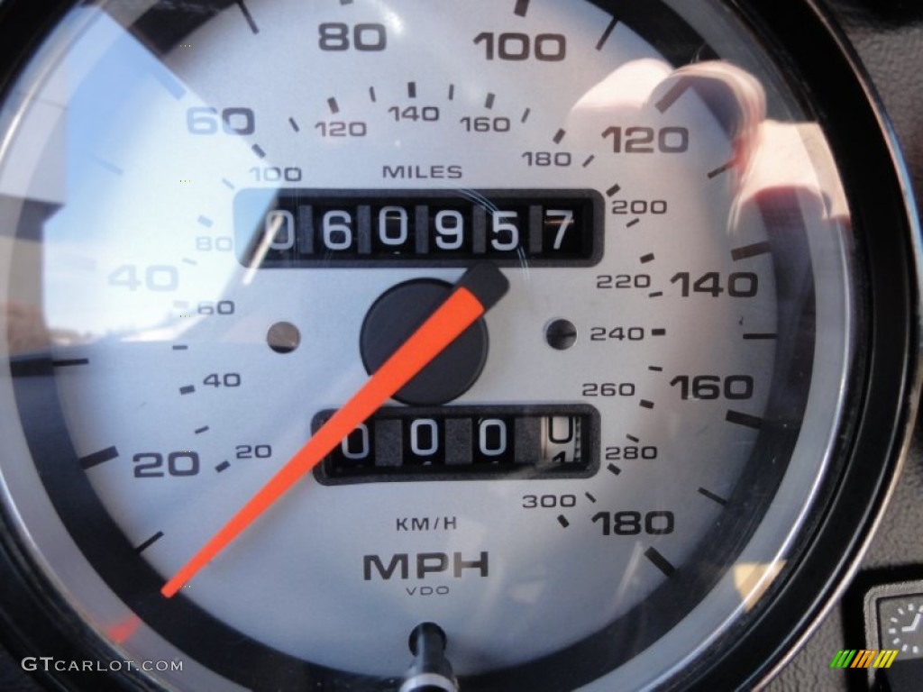 1997 Porsche 911 Carrera Cabriolet Gauges Photo #61955410