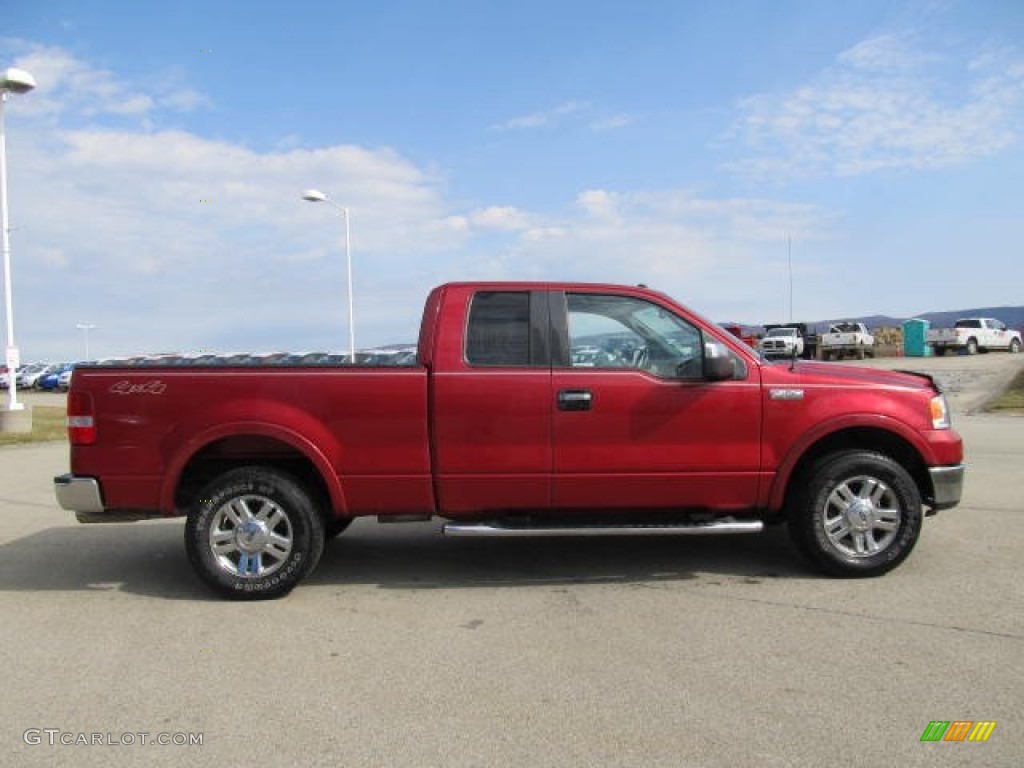 Redfire Metallic 2008 Ford F150 Lariat SuperCab 4x4 Exterior Photo #61956134